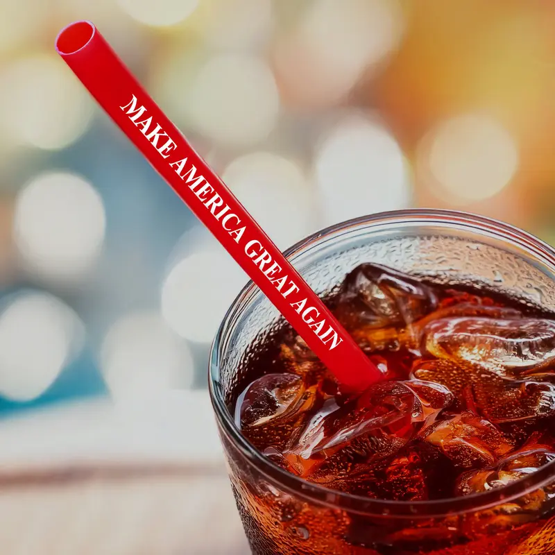 MAGA Plastic Disposable Drinking Straws