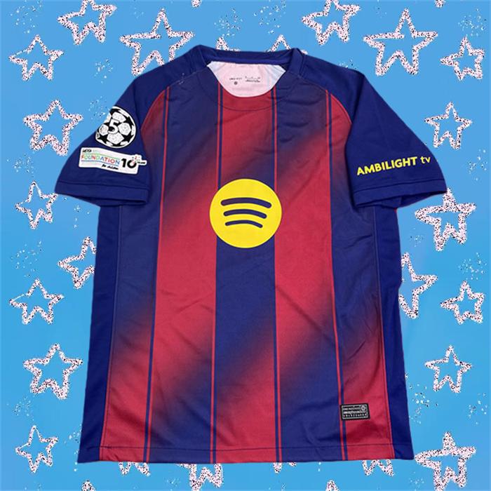 2025 2026 Barcelona Home 10# Yamal Short Sleeve Soccer Jersey