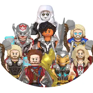 8 PCS Building Block Set Action Figures Model Toys Anime Stuff Action Figures for Aged 3+ Children Boys Girls, Movies Building Blocks for Kids Anime Fans Collectors