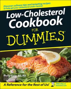USED-Low-Cholesterol Cookbook for Dummies by Siple, Molly (Paperback)
