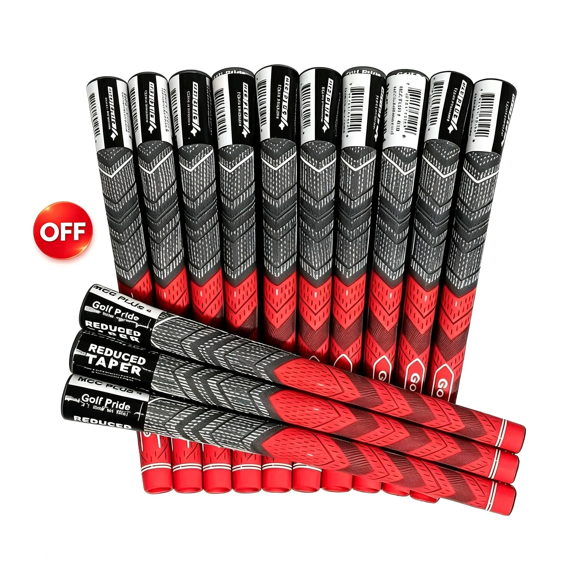 13pcs/set Natural Rubber Enhanced Grip with Durable Anti-slip Design, Professional Golf Club Grip for Men & Women Standard Mid-Size Golf Club Grip Set new jumbo golf grip golf hybrid set swag Waterproof golf head covers