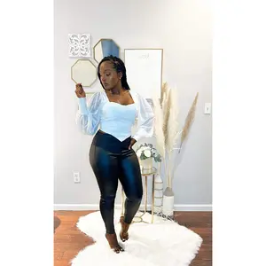 Black High Waist Jeggings