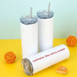 30oz Sublimation Straight Tumbler (BLANK)