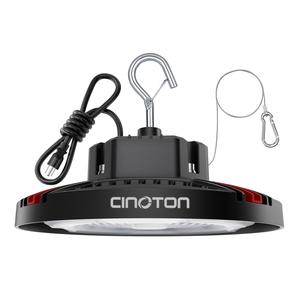 Partphoner 160W UFO High Bay LED Lights with Us Plug, 24000 Lumens [Equivalent to 700w HD/HPS], ldeal forWarehouses, Garages, Factories, and Barns, UL Listed, 120v Commercial Bay Lighting, 5000K Daylight White