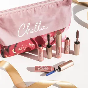 Chella Drama & Shade Mini Mascara Set – Travel Size, Smudge-Proof, Volumizing & Lengthening, Black & Brown Shades for Bold, Defined Lashes Makeup Aloe