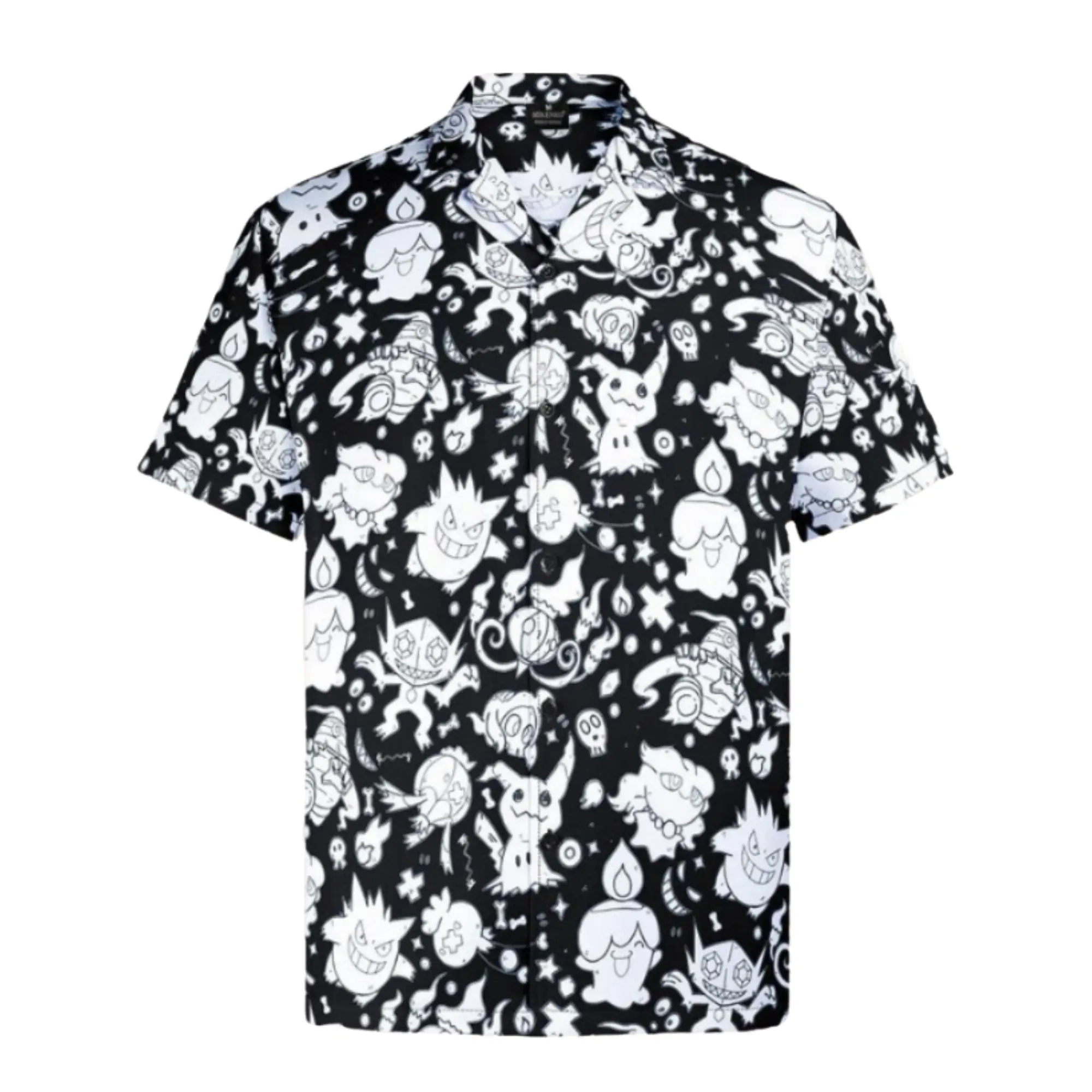 Ghostly Shadows Hawaii Shirt – Hauntingly Stylish Pokémon Ghost-Type Hawaii Shirt for Fans!