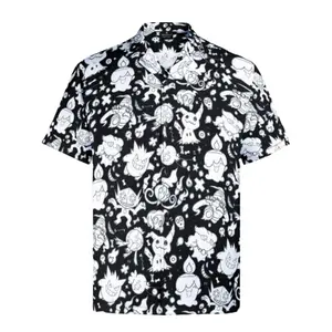 Ghostly Shadows Hawaii Shirt – Hauntingly Stylish Pokémon Ghost-Type Hawaii Shirt for Fans!