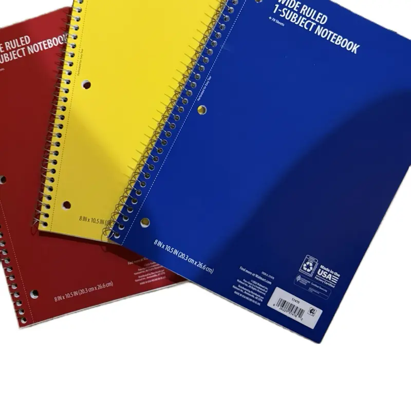 1-Subject Wide Ruled Notebook, 70 Sheets, Pen & Gear Accessory Bundle