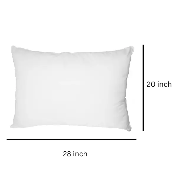 (2 pack) Comfort Complete Bed Pillow, Standard/Queen Durable Memory Foam Orthopedic Memory Foam