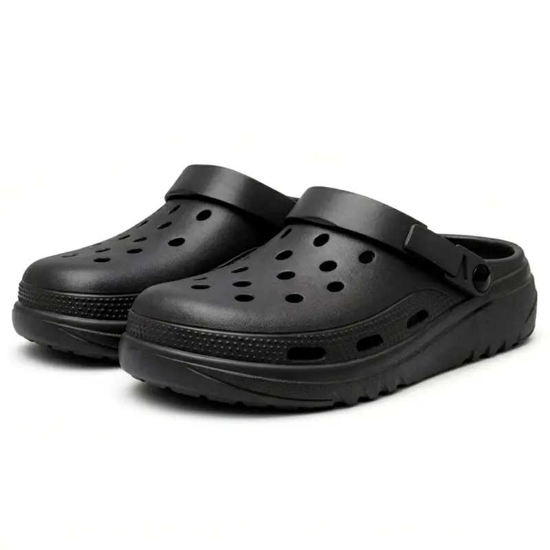 Comfortable Lightweight Waterproof Garden Clogs for Men Women Soft Flexible Sole Breathable Anti Slip Sandals for Beach Indoor Outdoor Use Flipflop Footwear Boy Walking Shoes