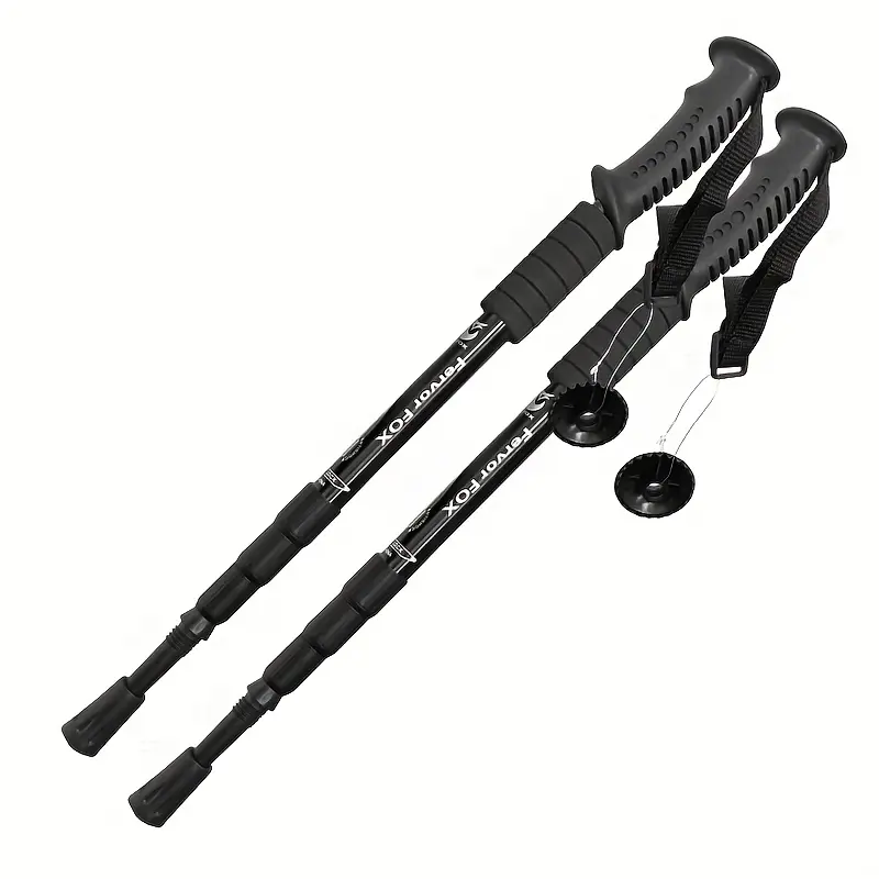 1 piece of lightweight outdoor hiking pole with four adjustable sections, non-slip grip, essential for mountain climbing and hiking,Tree,Stand,Rail Camo Covers