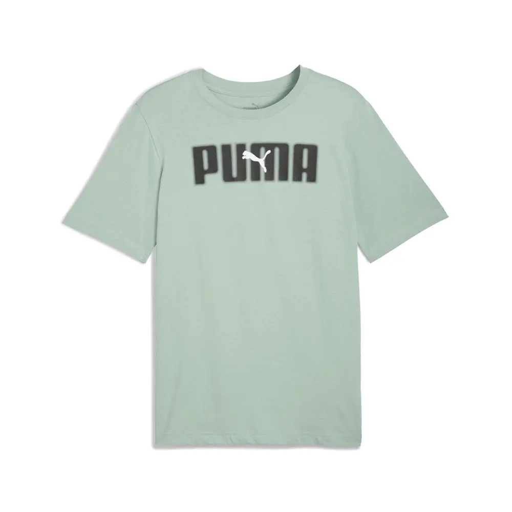 PUMA Mens Essentials Logo Lab Crew Neck Short Sleeve Casual Tops Casual - Green