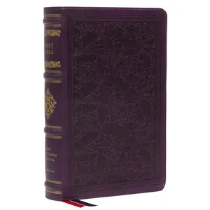 NKJV, Personal Size Reference Bible, Sovereign Collection, Leathersoft, Purple, Red Letter, Thumb Indexed, Comfort Print: Holy Bible, New King James Version by Thomas Nelson [Leathersoft Book]