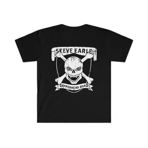Vintage Steve Earle Copperhead Road Graphic Tee - Retro Country Music Shirt For Men And Women