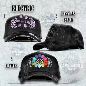 2026 INNEDIT ANYMORE ELECTRIC FLVWER CAP.BLACK SNAPBACK HAT Unisex GORRA/HAT INNEDIT Market Quality Same Day Shipping