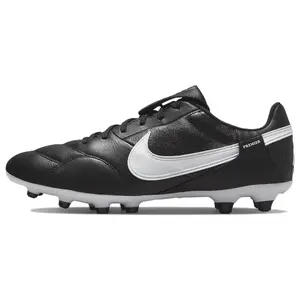 Nike Premier 3 Kangaroo Leather FG Cleats for Firm Ground - Men's Black Football Shoes with Shock Absorption, Grip, and Durability Trending Shoes, House White Official Shoes to Get / Maison Mihara