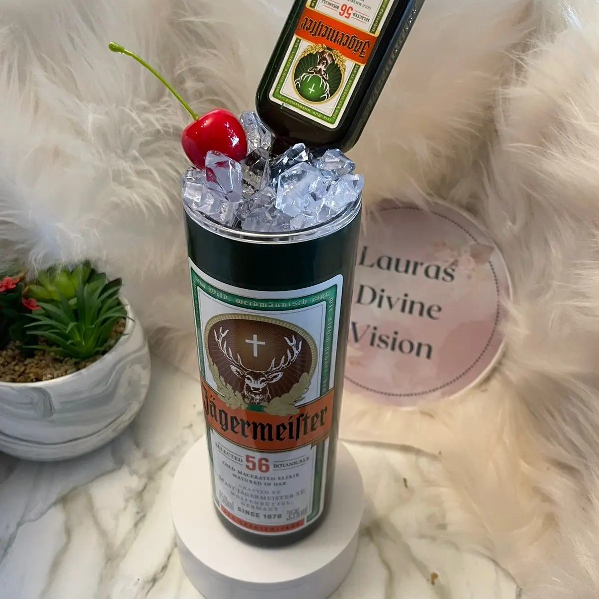20oz Jäegermeister 3D tumbler