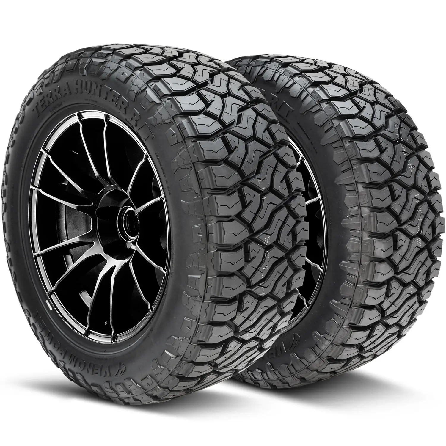 2 Tires Venom Power Terra Hunter R/T 285/55R20 116T XL RT Rugged Terrain