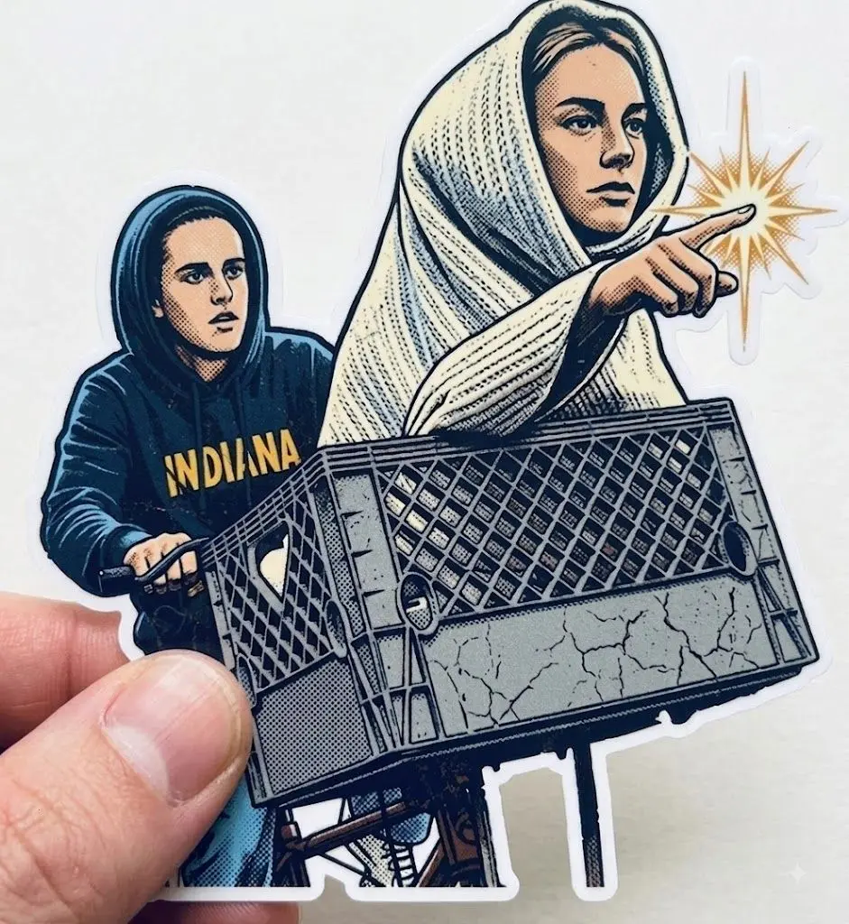 Sophie Cunningham & Caitlin Clark Sticker