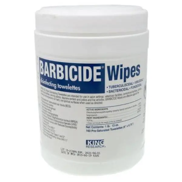 Barbicide Wipes Disinfecting Towelettes 160 sheets