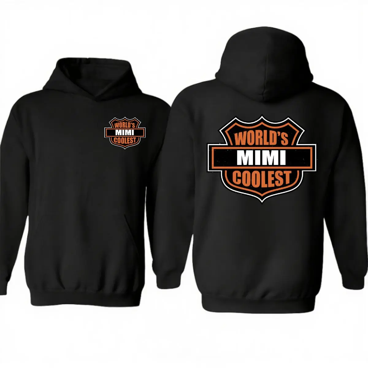 World's Coolest Mimi Motorcycle Patch Hoodie, World's Coolest Mimi Sweatshirt, For Grandma Shirt, Unisex Sweater Pullover Tee