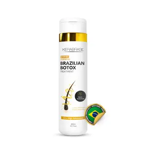 Kerabrasil STEP 01 Brazilian Botox (Keratin) - Deep Repair & Strengthening for Damaged, Frizzy Hair | Smooth & Manageable Locks | Perfect for Chemically-Treated Hair (300 ml, Shampoo)