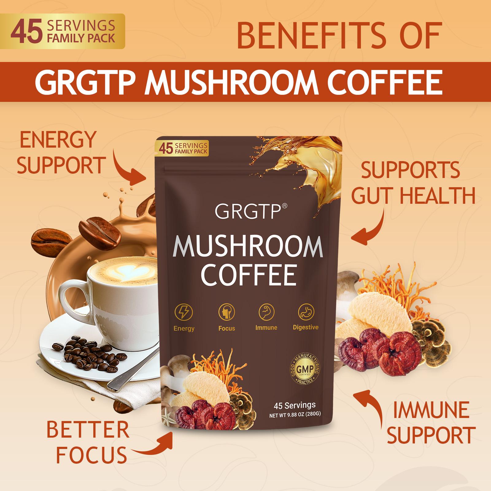 GRGTP Coffee Supplement—Enriched with Multiple Ingredients: Replenish essential nutrients while savoring the pleasures of life.- Dietary、Health