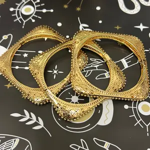 Goddess Tribal Bangle 3 pcs fashion Open cuff bangle