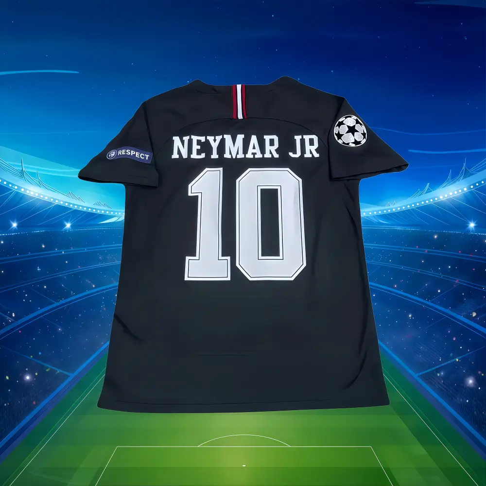 18-19 Away Black Short-Sleeve Fan Edition No. 10 Neymar Jersey