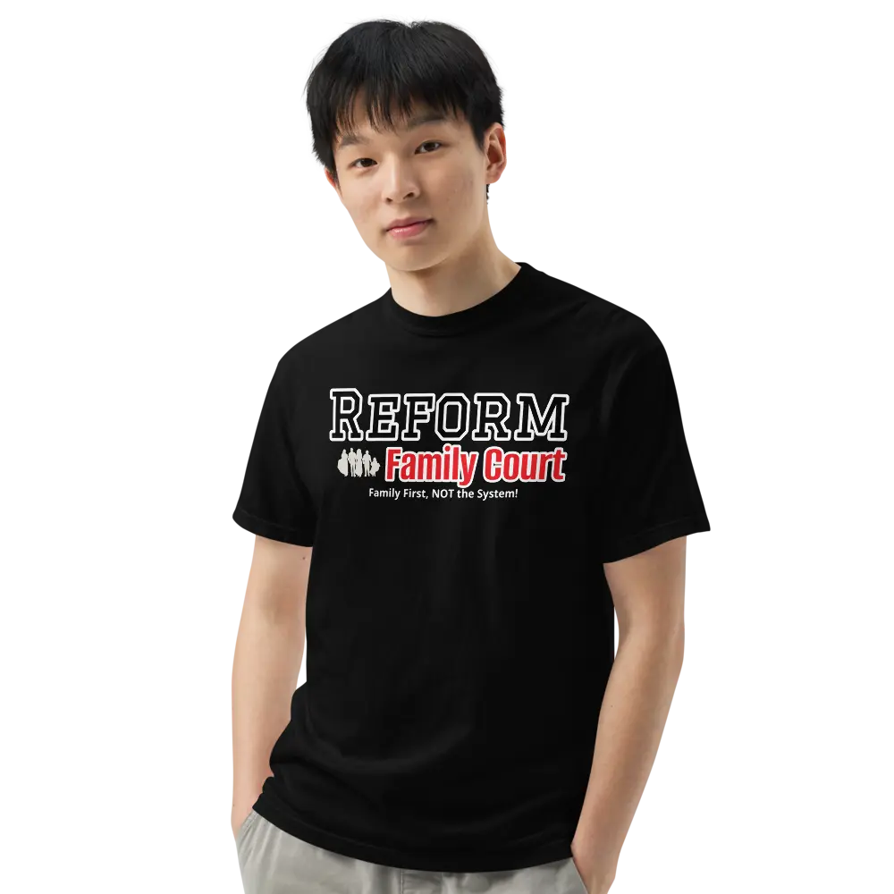 Reform Family Court T-Shirt Unisex Heavyweight T-Shirt