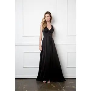 Eva USA 3423 Black Funeral Dress for Women & Ladies