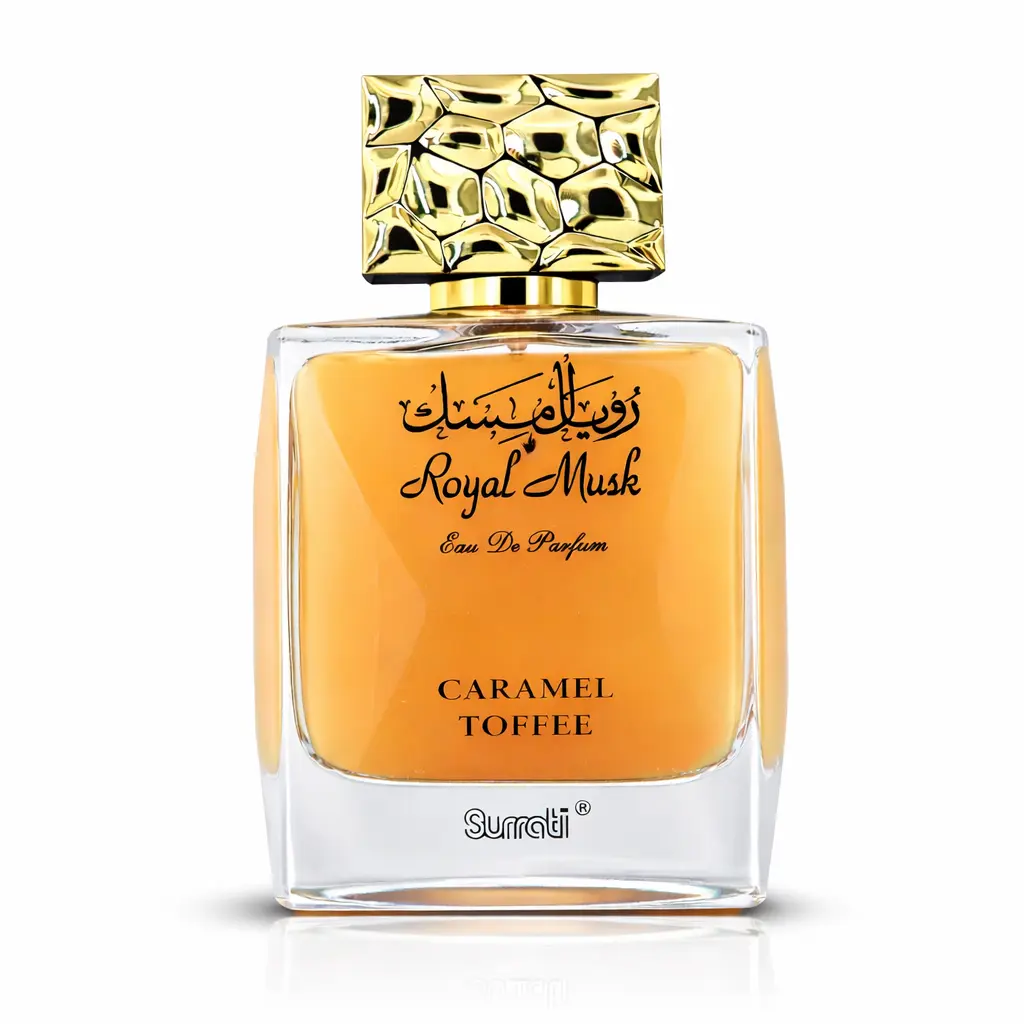 Surrati Caramel Toffee Royal Musk Unisex Perfume Spray - 100 ml Single Item, Rich Gourmand, Long-Lasting, Premium Lightweight Daily Wear Fragrance