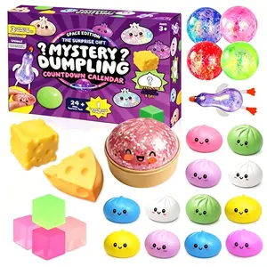 25 Piece Blind Box Stress Relief Toys, Creative Slow Rebound Soft Toys, Various Styles, Party Gift Set, Sensory Experience Combo