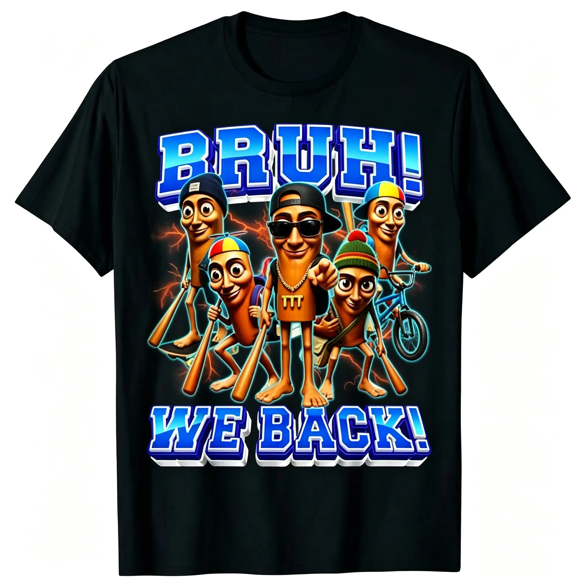 Funny Tung Tung Sahur Back to School Bootleg Retro Meme T-Shirt  good graphic tees