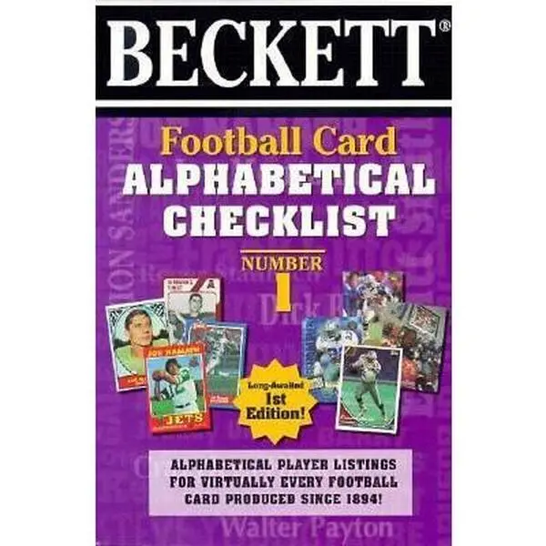 USED-Beckett Football Card Alphabetical Checklist by Beckett Publishing (Paperback)