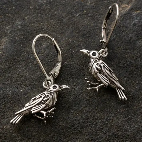 Retro Bird Design Earrings, Copper Earrings, Punk Earrings, Punk Style Earrings, Fashion Jewelry for Women & Men, Mystical Jewelry Gifts
