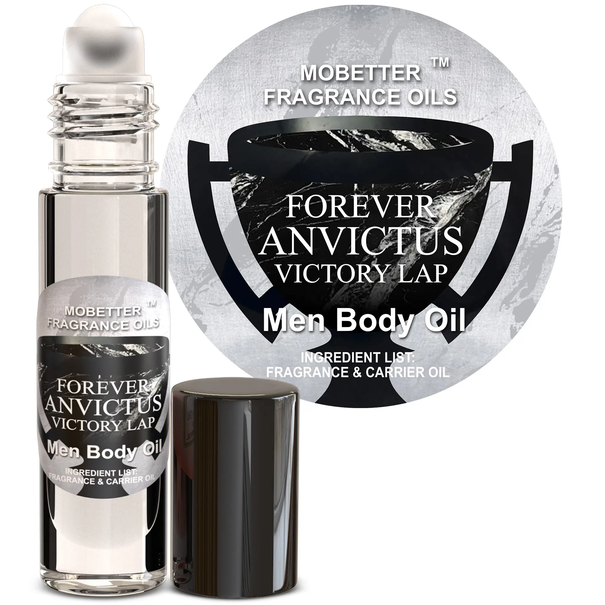 MOBETTER FRAGRANCE OILS Forever Anvictus Victory Lap Men Body Oil 1/3 oz roll on