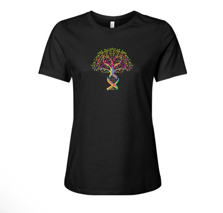 Ladies Twisted Ladder Tree of Life Ladies relaxed fit with side seams and an ultra soft feel.