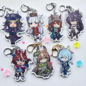 [VER #3] Umamusume Keychain, Umamusume Acrylic Charms Kawaii, Cute Keyring Accessory, Fun Charm For Backpack Or Purse | High Quality and Customer Favorite Items