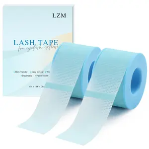 Lash Tape for Eyelash Extensions,Eyelash Tape Silicone Gel Eyelash Extension Tape for Sensitive Skin Pain-Free Removal Breathable Micro-Porous Lash Extensions Tape