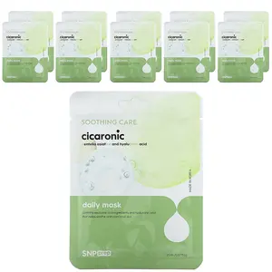 SNP Daily Beauty Mask, Cicaronic , 10 Sheet Masks, 0.67 (20 ml) Each
