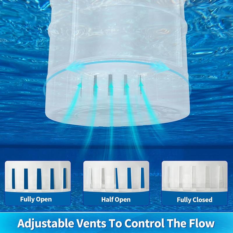 Pool Chlorine Floater with Solar Light, Chlorine Tablet Floater for Pool Fit 1" and 3" Tablets, Floating Chlorine Dispenser with Remote and Adjustable for Pool  Hot Tub