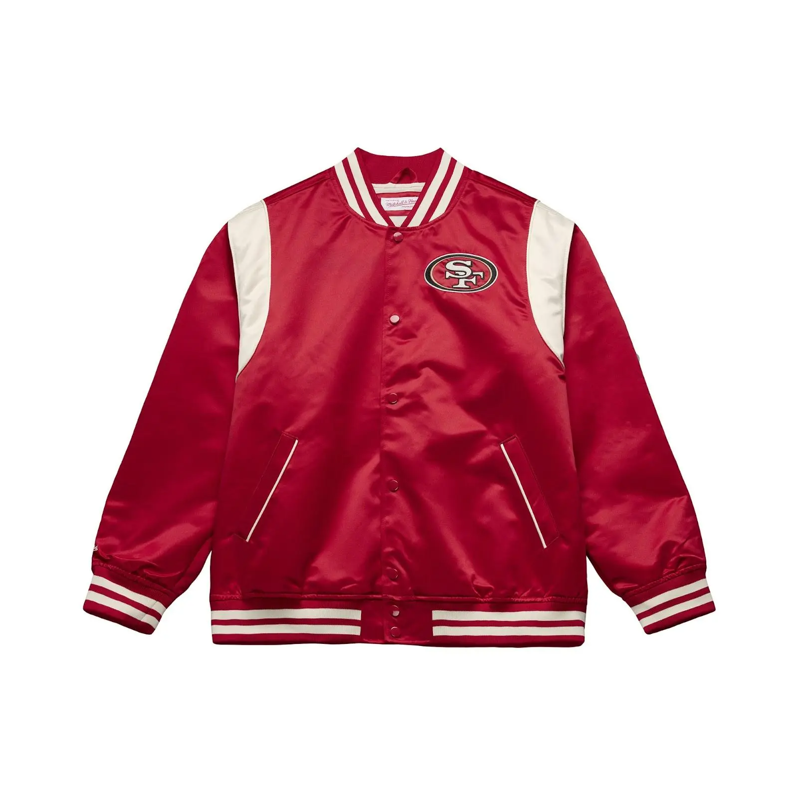 San Francisco 49ers Red Retro Roots Lightweight Satin Jacket