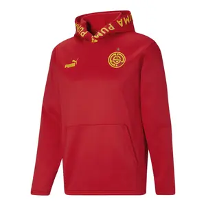 PUMA Mens Ftblcore Fan Fleece Hoodie Casual Outerwear Casual - Red