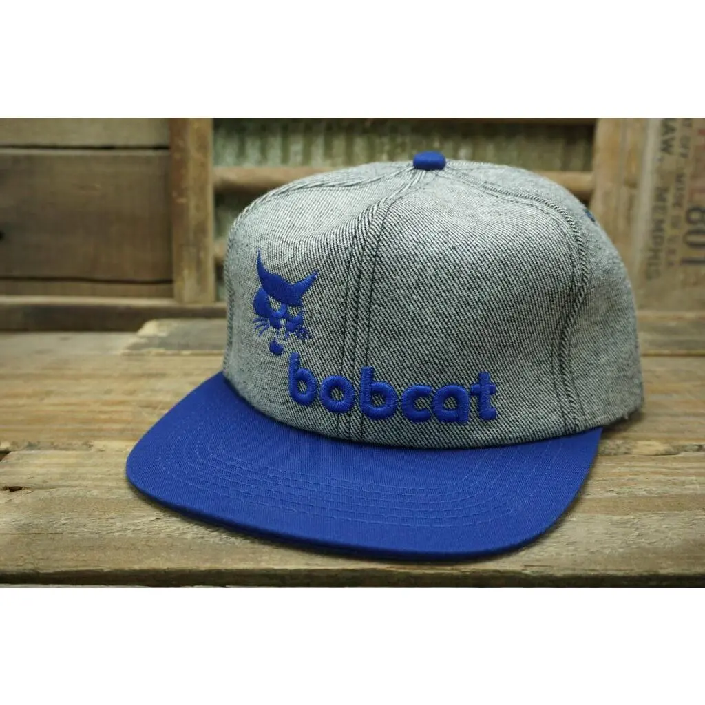 Bobcat Denim Hat Vintage Hat