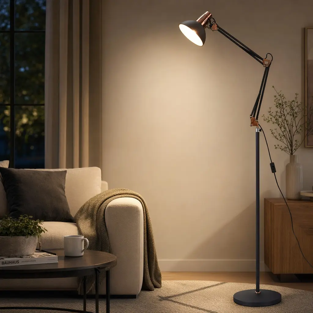 Modern Acacia Wood Single Pendant Light Fixture 52 inch Ceiling Hanging Lamp for Bedroom Dining Room Study Minimalist Nordic Industrial Decor Black Metal Acrylic Shade, Acacia Wood Color Options, ABS+PC Material, Product Dimensions: 52.00 W x