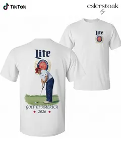 Trump Golf 2026 Mille.r Lite Shirt For Men - For Women, Make Golf Great Again Sweatshirt, Golf Lover Gift Hoodie, Casual Cotton Top