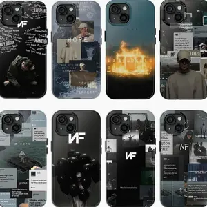 NF Phone Case, Fear New Album, Aesthetic Case Suitable for iPhone 17-11 Pro Max/Plus and  Samsung Galaxy S23-25