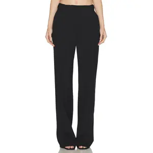HAELO Flex Waist Tailored Trouser in Black