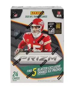 2025 Panini Prizm Football Blaster Hobby Box (Orange Ice)